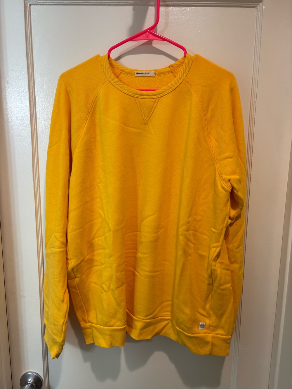 Marine Layer Unisex Yellow-Gold Crewneck Sweatshirt & Jogger Sweatpant Set